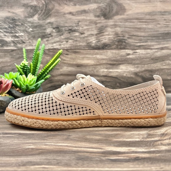 NIB Cole Haan Cloud 3Eye Espadrille Loafer Oxford Boat Shoes Perforated 8B - Picture 7 of 11